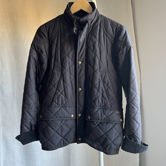 RL Corduroy Trim Quilted Jacket - Picture 7 of 11